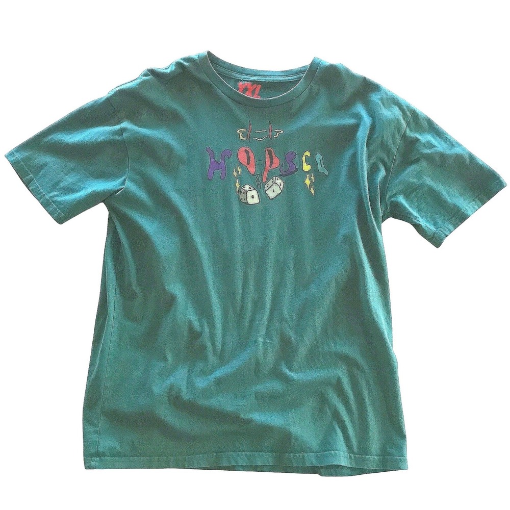Hopsca Graphic T-Shirt Mens XXL Green Do Your Best Streetwear Tee